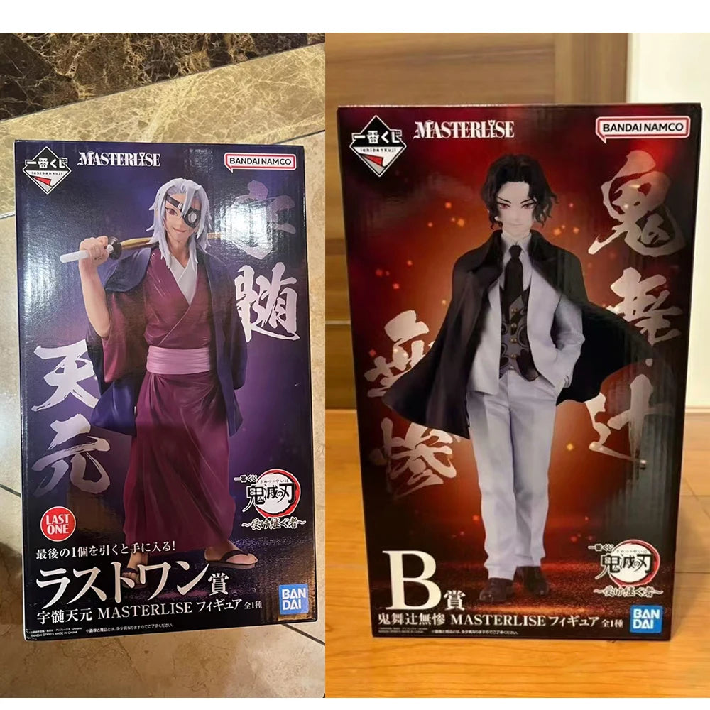 IN Stock Original Banpresto Ichiban Kuji Demon Slayer B Prize Kibutsuji Muzan Uzui Tengen Action Figure Аниме Модел Играчки