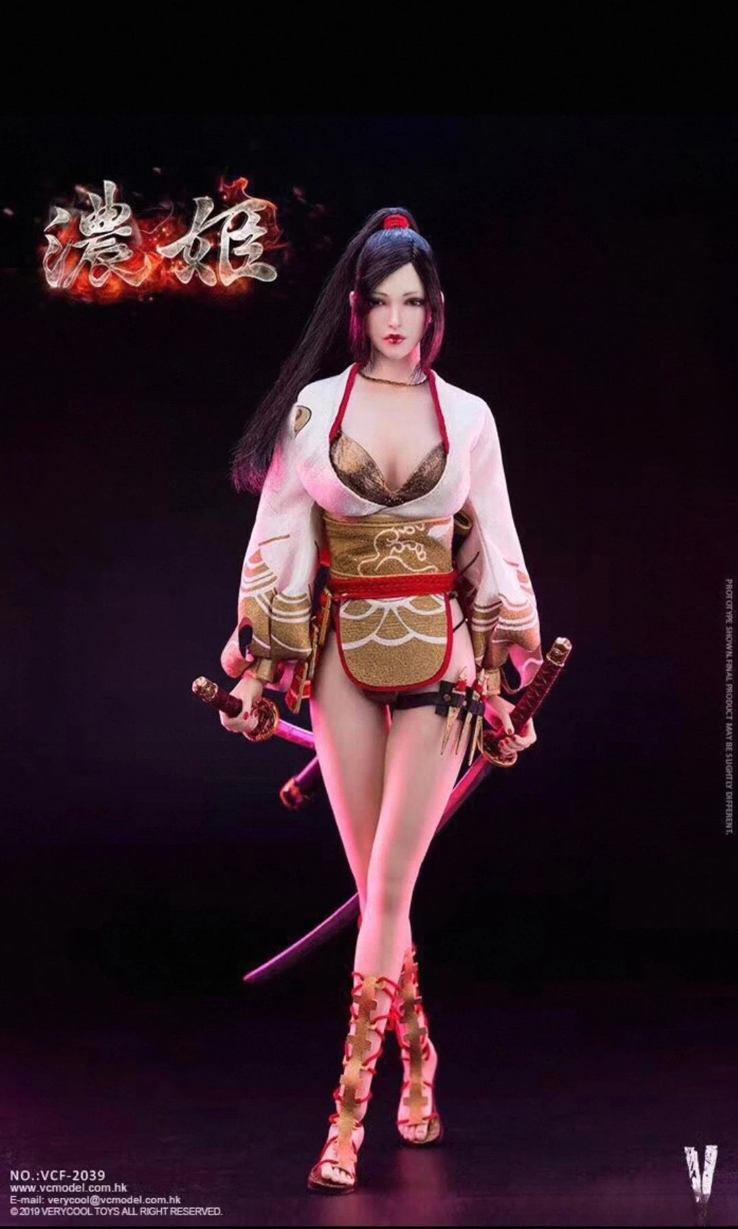 VERYCOOL VCF-2039 1/6 Scale Japanese Heroine Series NOHIME 12'' Action Figure Full Set Collectible Model Toys Gift in Stock