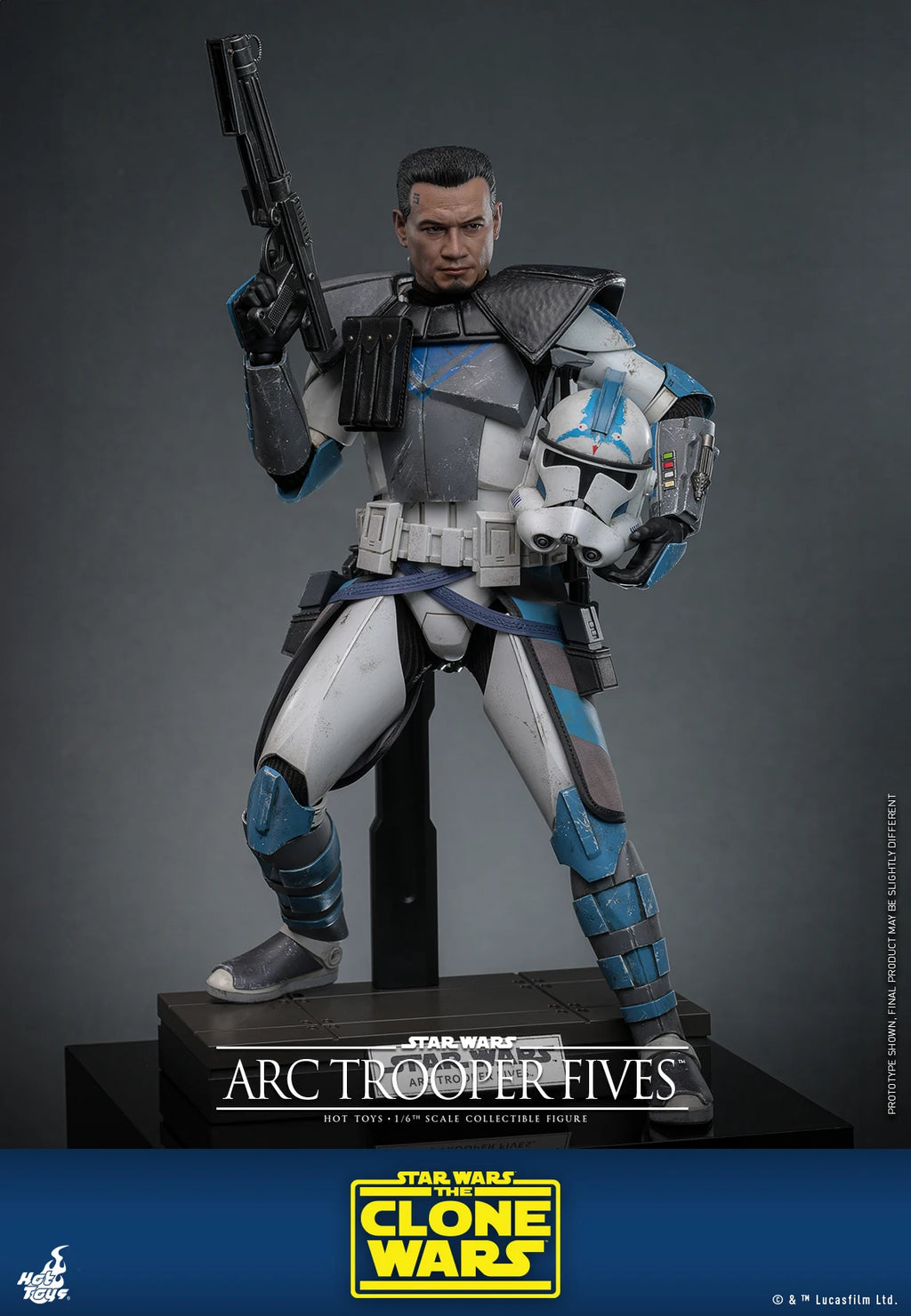 In Stock 100% Original HotToys TMS132 Star Wars ARC Trooper Fives 1/6 Anime Action Figure Toy Gift Model Collection