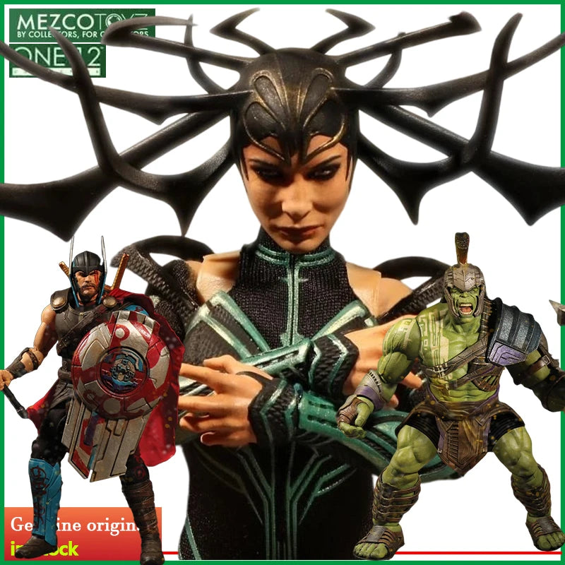 Mezco Toyz Original 1/12 Collective Series Mobile Doll Marvel Superhero Model Thunder God 3 HAmerican Surroundings Boy Toys Gift