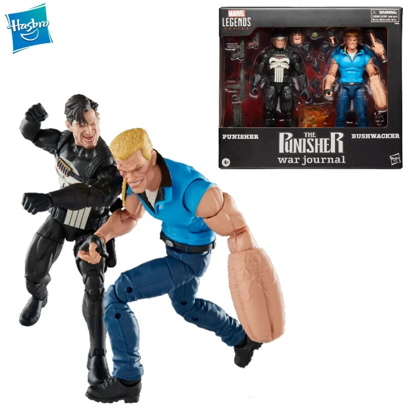 New Original Hasbro Marvel Legends Series Punisher and Bushwacker Action Figure Toys Gift Model