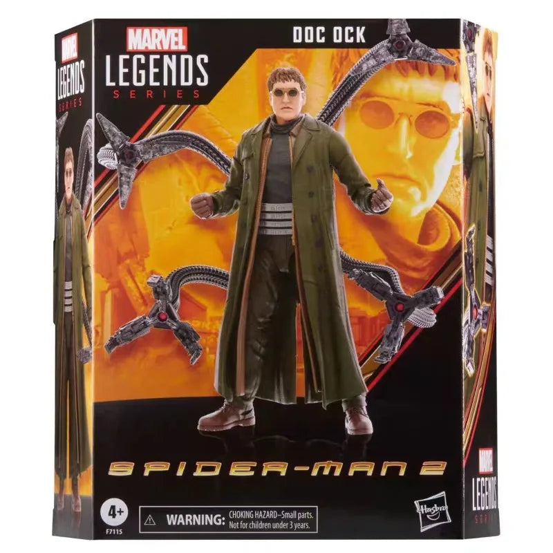Original Hasbro Marvel Legends Series Spider Man Doc Ock Action Figure Toy Collection Model