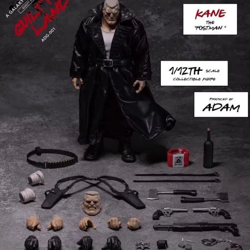 2026 New In Stock ADAM GUILTY LAND KANE Postman 1/12 Scale Sin City Fabric Outfit Soldier Action Figure Anime Model Toy Gift