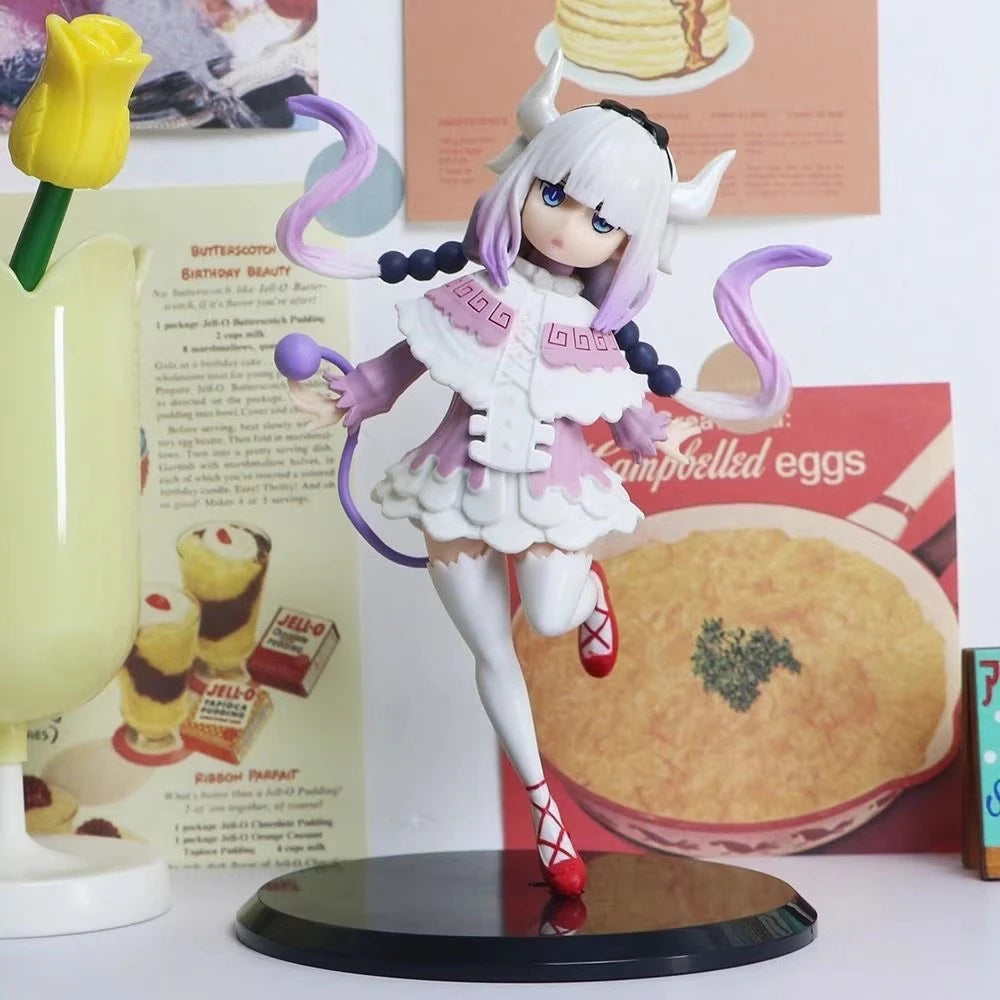 16CM Фигура на Канна Камуи Кобаяши Сан Чи Без Прислужница Дракон Аниме Анимационен Модел Играчка Подаръчна Колекция Декоративни Орнаменти PVC