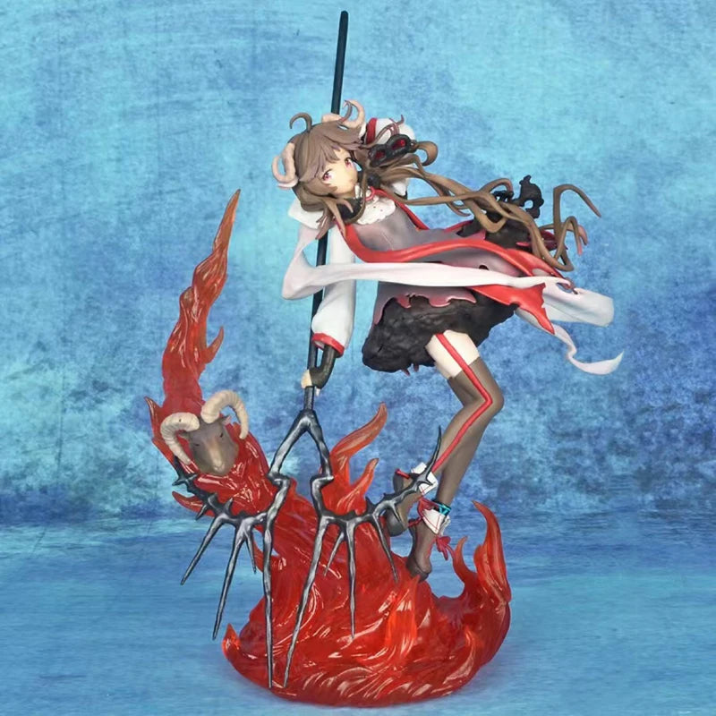 Arknights Logos Anime Game Figure Civilight Eterna/Wiš'adel Action Figure Lappland/Amiya/Texas Figure Collectible Model Doll Toy