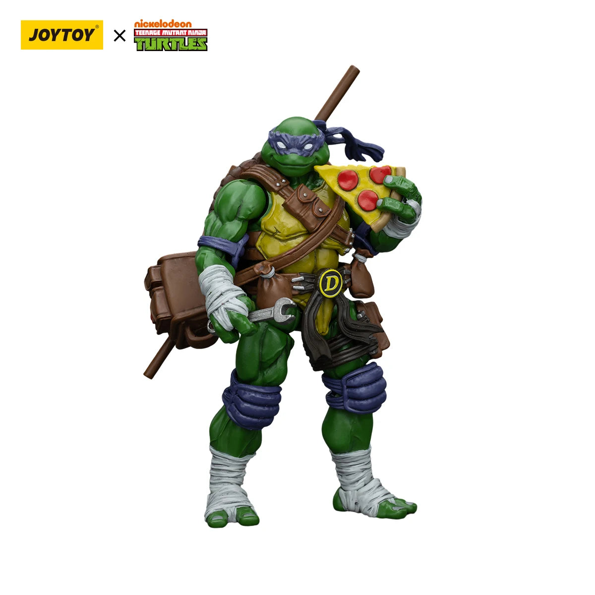 [НАЛИЧНОСТ]JOYTOY TMNT Фигури Микеланджело, Донатело, Леонардо и Рафаел, 4 бр., 1/18 Аниме, Военен модел