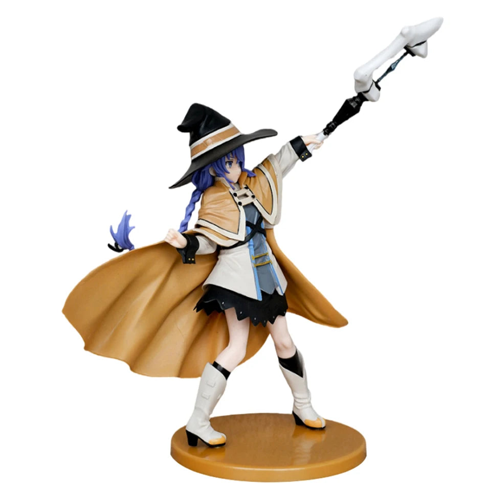 25cm Anime Mushoku Tensei：Jobless Reincarnation Magician Roxy Migurdia  Anime Action Figure Figure PVC Collection Model Doll Toy