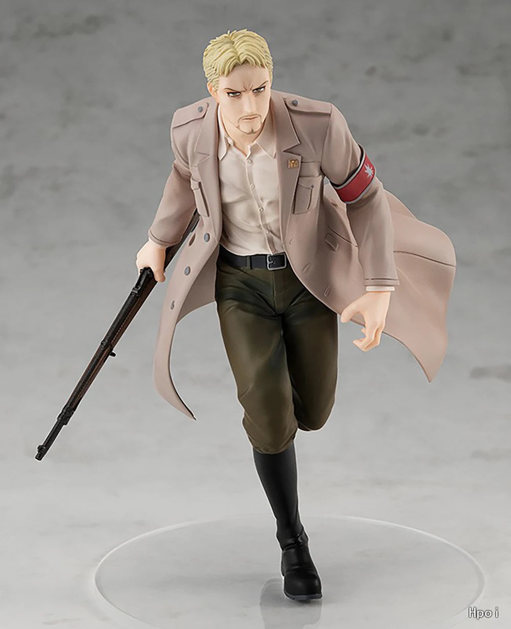 100% Original in Stock GOOD SMILE COMPANY POP UP PARADE Shingeki No Kyojin  Reiner Braun Collection Series Model Toys