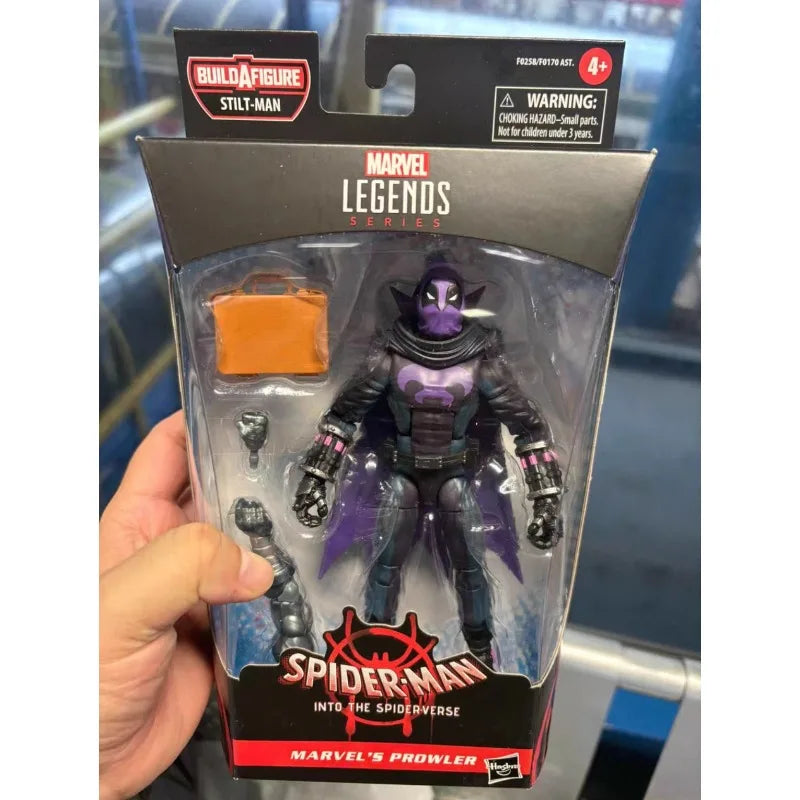Original Marvel Legends Series SPIDER-MAN INTO THE SPIDER-VERSE MARVEL'S PROWLER Action Figure Model Toys Gift Collection