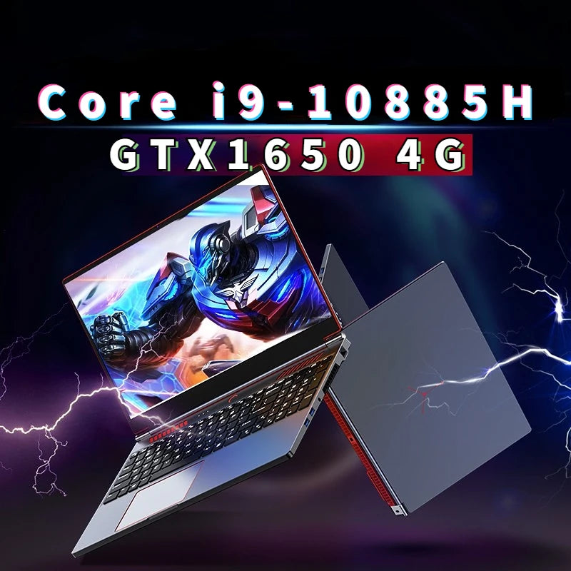 Neu 16,1 Zoll 10. Gaming-Laptop Intel Core I9-10880H I I7-10880H Nvidia GTX 1650 4G Windows 10/11 Gaming-Laptop Metall-Ultrabook