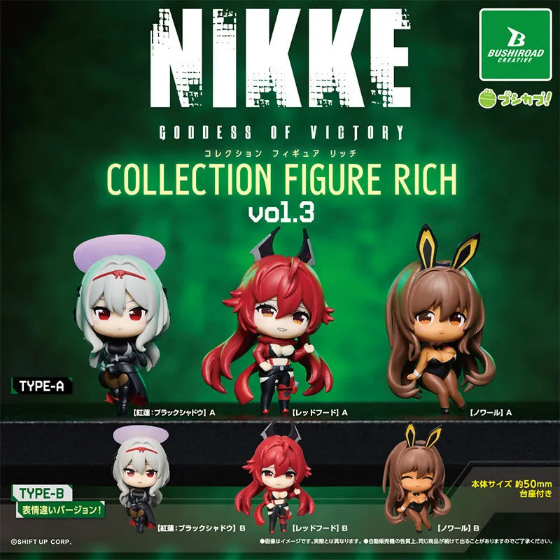 In Stock New Bushiroad Goddess Of Victory Wave 3 Nikke Red Hood Noir Figures Collection Decoration Ornament Model Toy Gifts