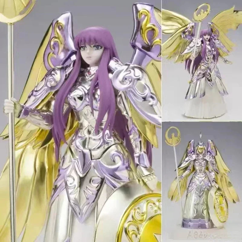 Original Bandai Edition Saint Cloth Goddess Athena Form Saint Seiya Metal Armor Action Figure High Quality in Stock