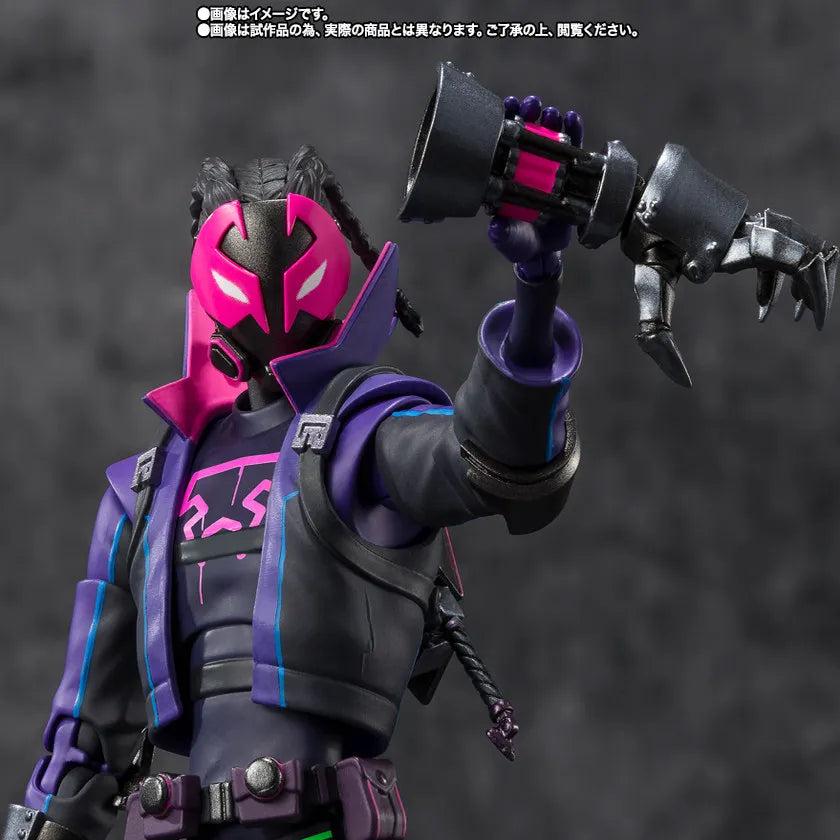 In Stock Bandai SHF Prowler Spider-Man Across The Universe Miles Morales Ready Stock Action Figure Gift