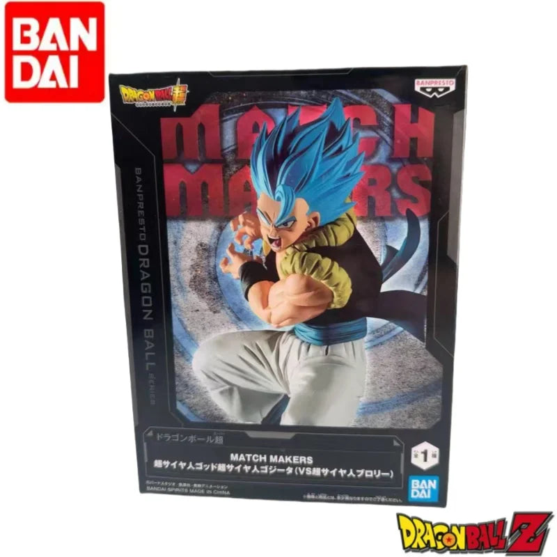 In Stock Original Bandai Banpresto Dragon Ball Son Goku Gogeta Model Toys Action Figure Garage Statue Collectible Ornaments