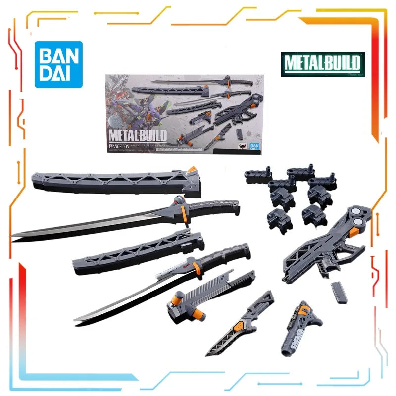 Bandai Original METAL BUILD Mech Finished Products Series EVA Initial Machine Anime Action Figure Model Toy Model Gifts for Boys