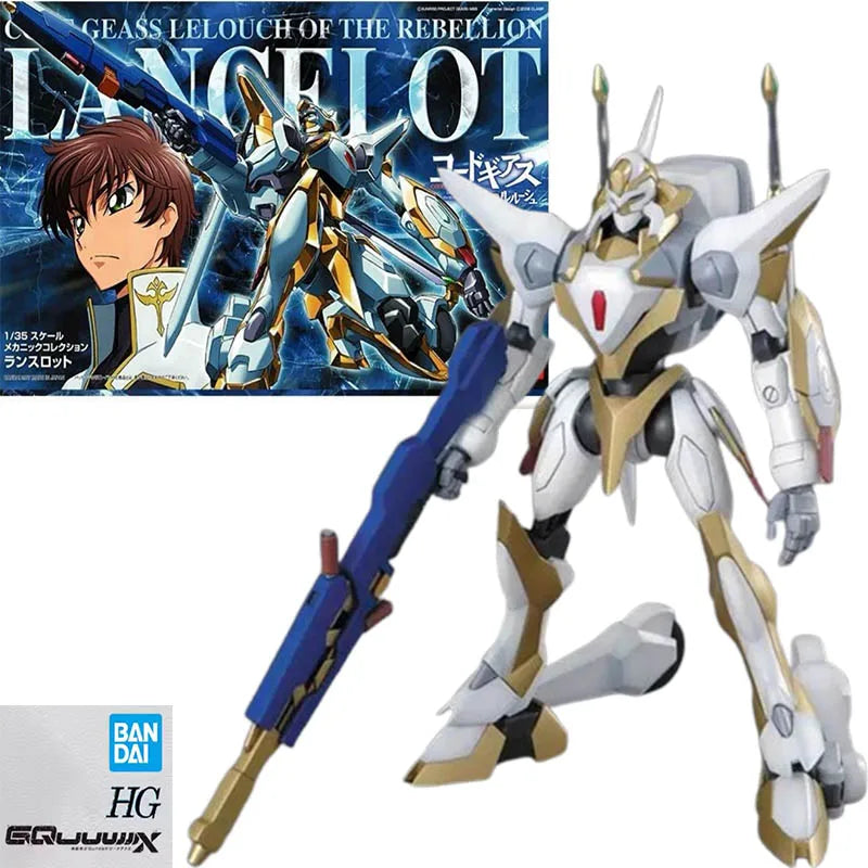 Bandai Gundam HG1/35 Rebellion Lelouch Lancelot anime model toys mobile suit robot model boy gift original box