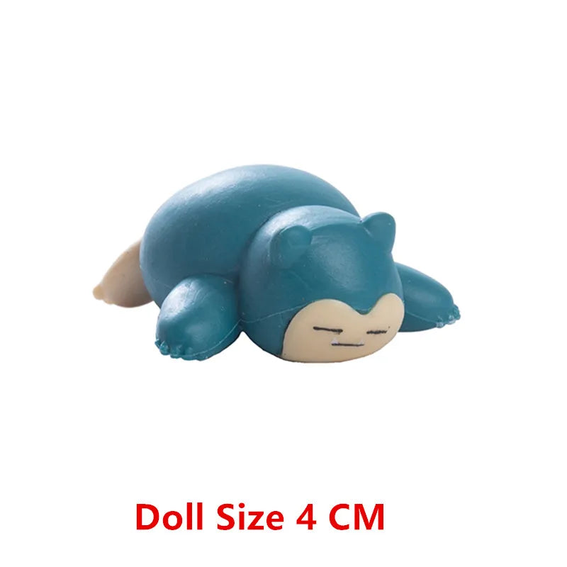 3-7 Cm PokemonCartoons Anime Figure Pikachu Mew Snorlax Charmander Cosplay Collection Pet Pocket Monster Action Model Toy Gifts