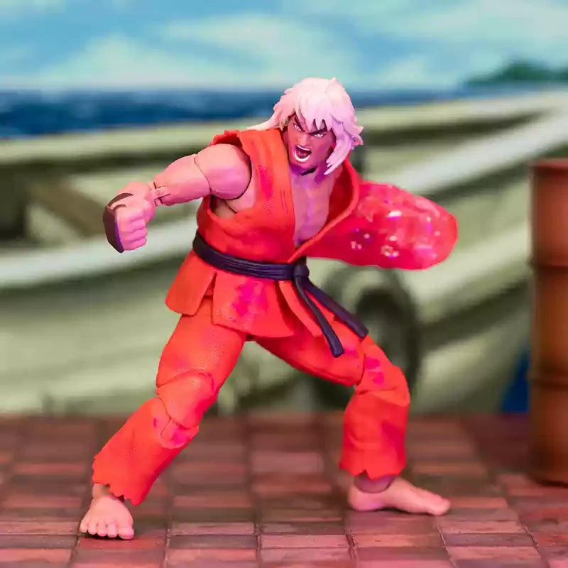 In Stock Jada Toys Street Fighter 2 1/12 Scale Sdcc Exclusive  Action Figure Dhalsim Vega Ken Fei Long Movable Joint Toys Gift