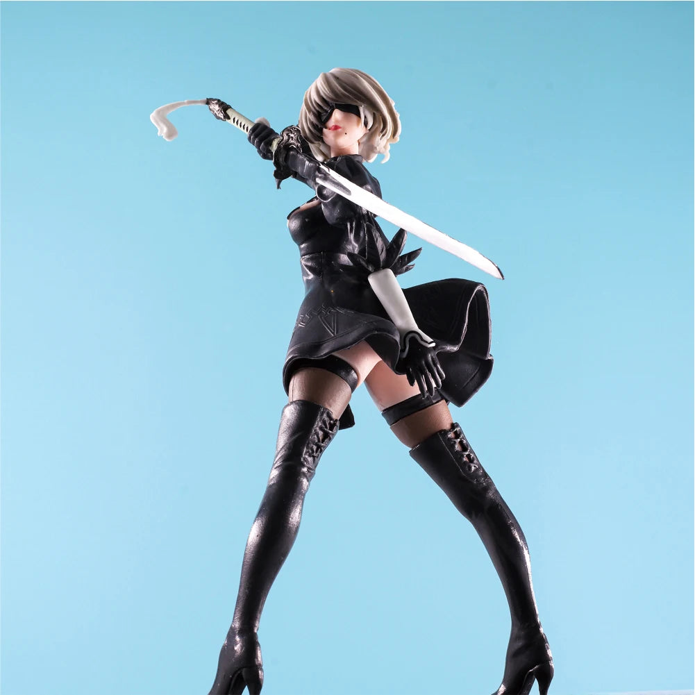 18CM Anime Nier:automata Ver1.1A 2B Yorha Nr. 2 Typ B Premium Chokonose Actionfigur PVC Modell Sammlerspielzeug Kindergeschenk