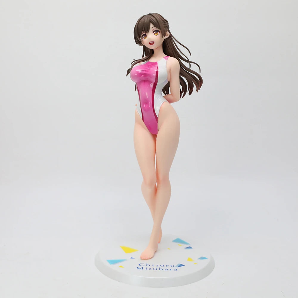 25cm Anime Hobby JAPAN Ichinose Mizuhara Chizuru 1/7 PVC Action Figure Collection Model Toys Gift