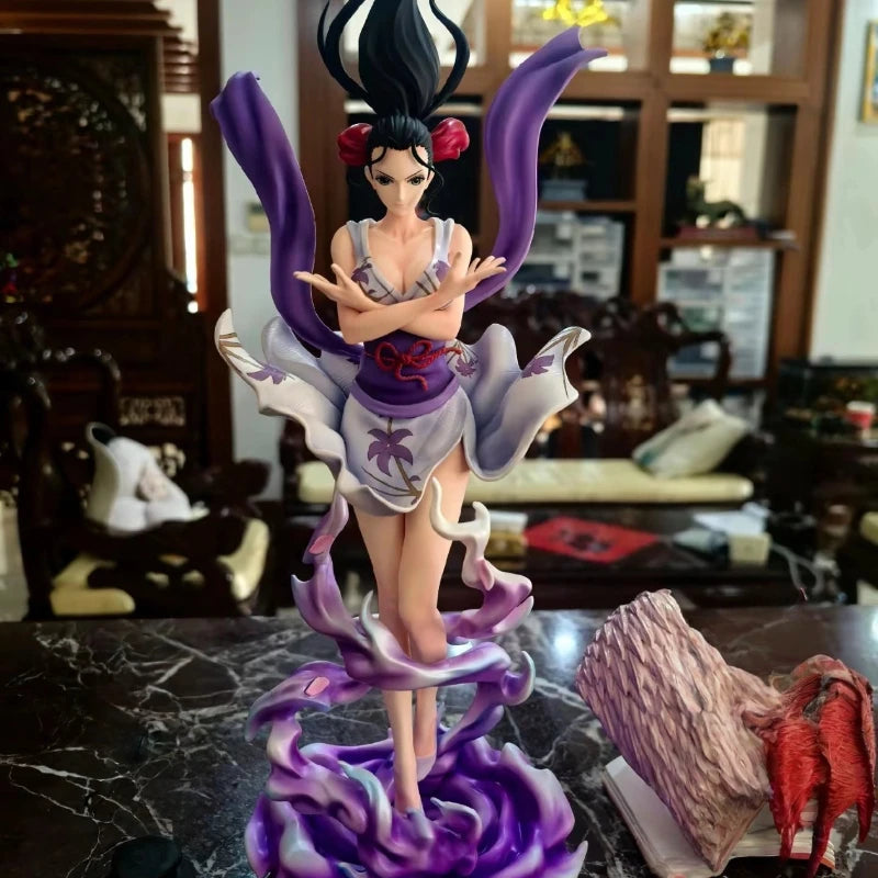 In Stock 35cm One Piece Six Wings Nico Robin Model PVC Anime Figure Tabletop Ornament Collection Double Head Birthday Gift Toy
