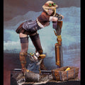 Resin Model figure, GK, 1/24 AUDREY D. & RUMBLEPOP, 75mm, Fantasy Theme, Unassembled and unpainted kit