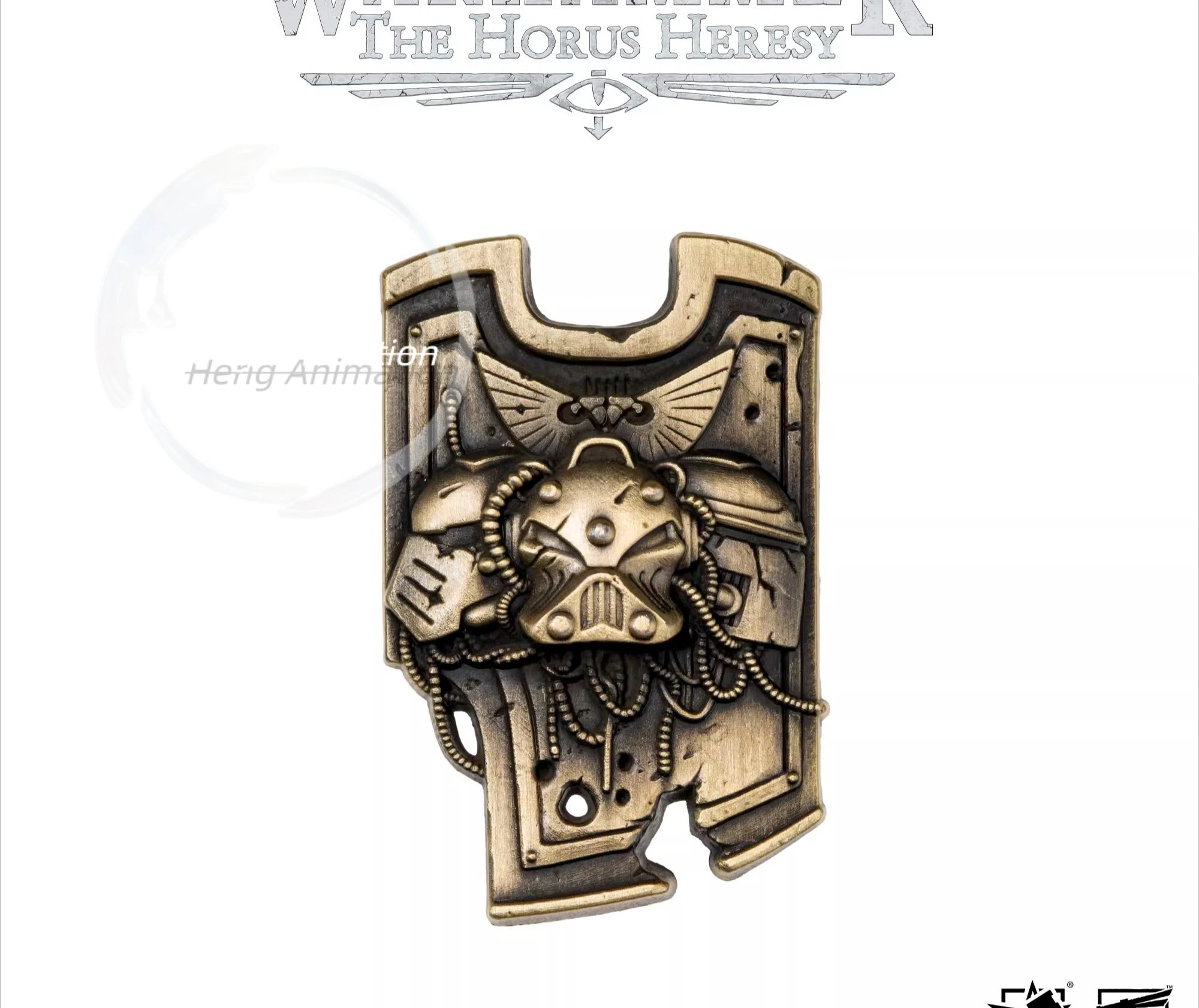 JOYTOY Star Forging Warhammer 40K Burning Galaxy - Honor Chapter Emblem Badge Peripheral Accessory, Cool and Stylish