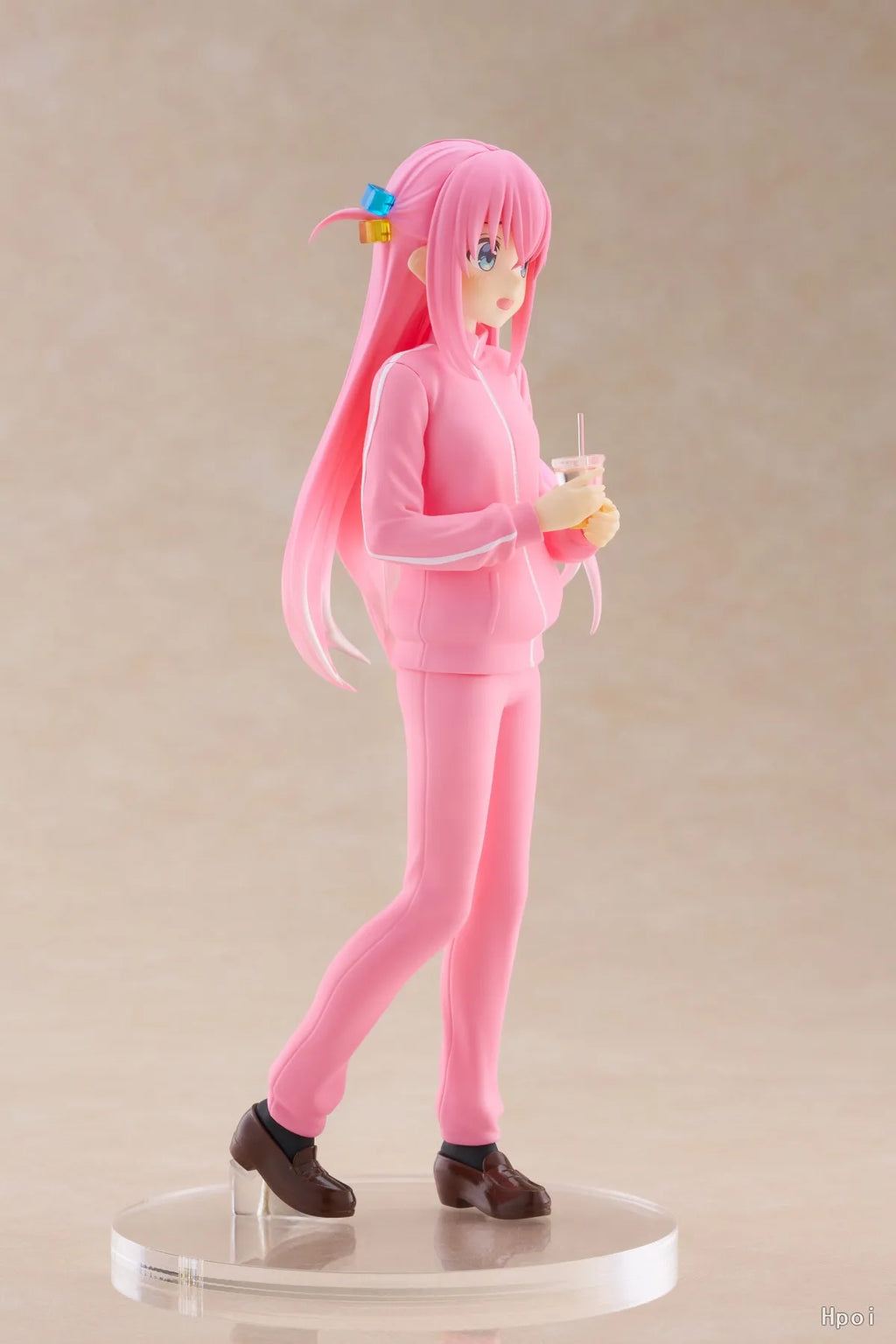 18cm BOCCHI THE ROCK Anime Figure Gotoh Hitori ActionFace Changeable Guitarist Girl  Desktop×Decorate Collections Model Doll Toy