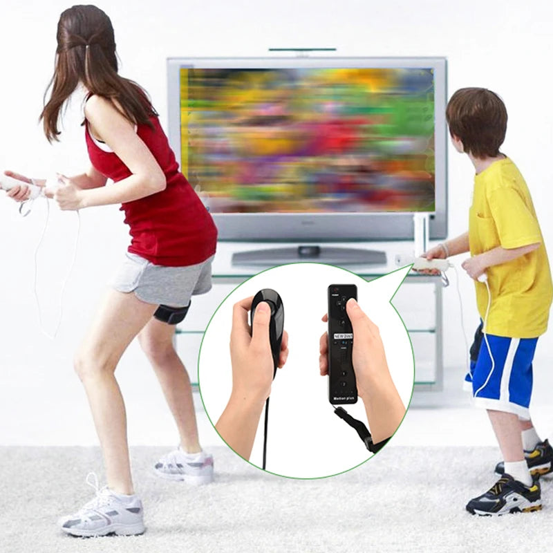 1PCS Remote Controller For Nintendo Wii Nunchuck with Motion Plus Wireless Gamepad For Nintend Wii Console Joystick Joypad