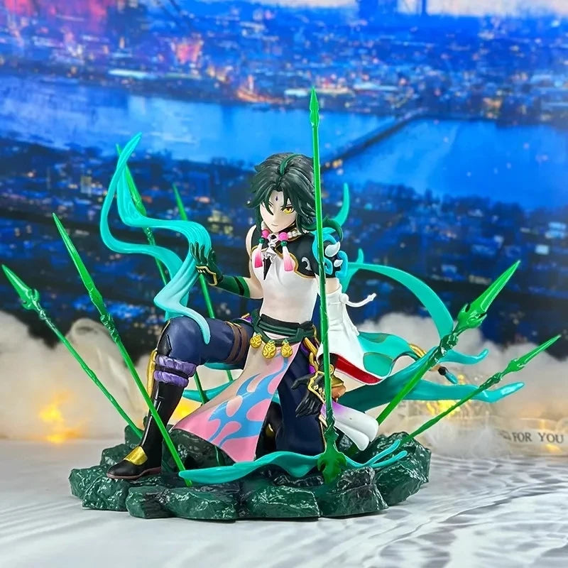 Genshin Impact Xiao 22cm Anime Figure - Guardian Yaksha Kawaii Action Figurine Collection Model Doll Toy