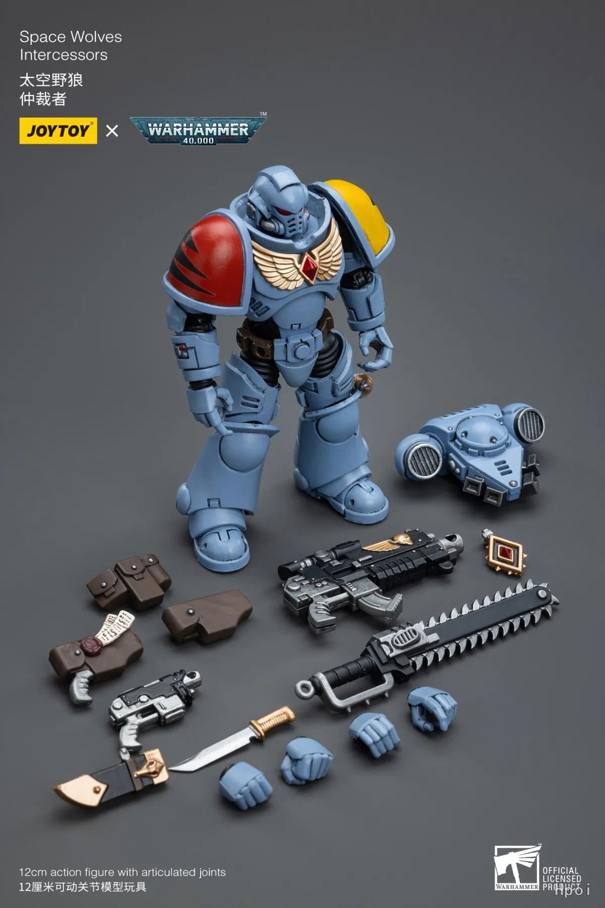 【In Stock】JOYTOY Warhammer 40K Space Wolves Imperial Fists Ultramarines Blood Angels Intercessors 1/18 Action Figures Toys