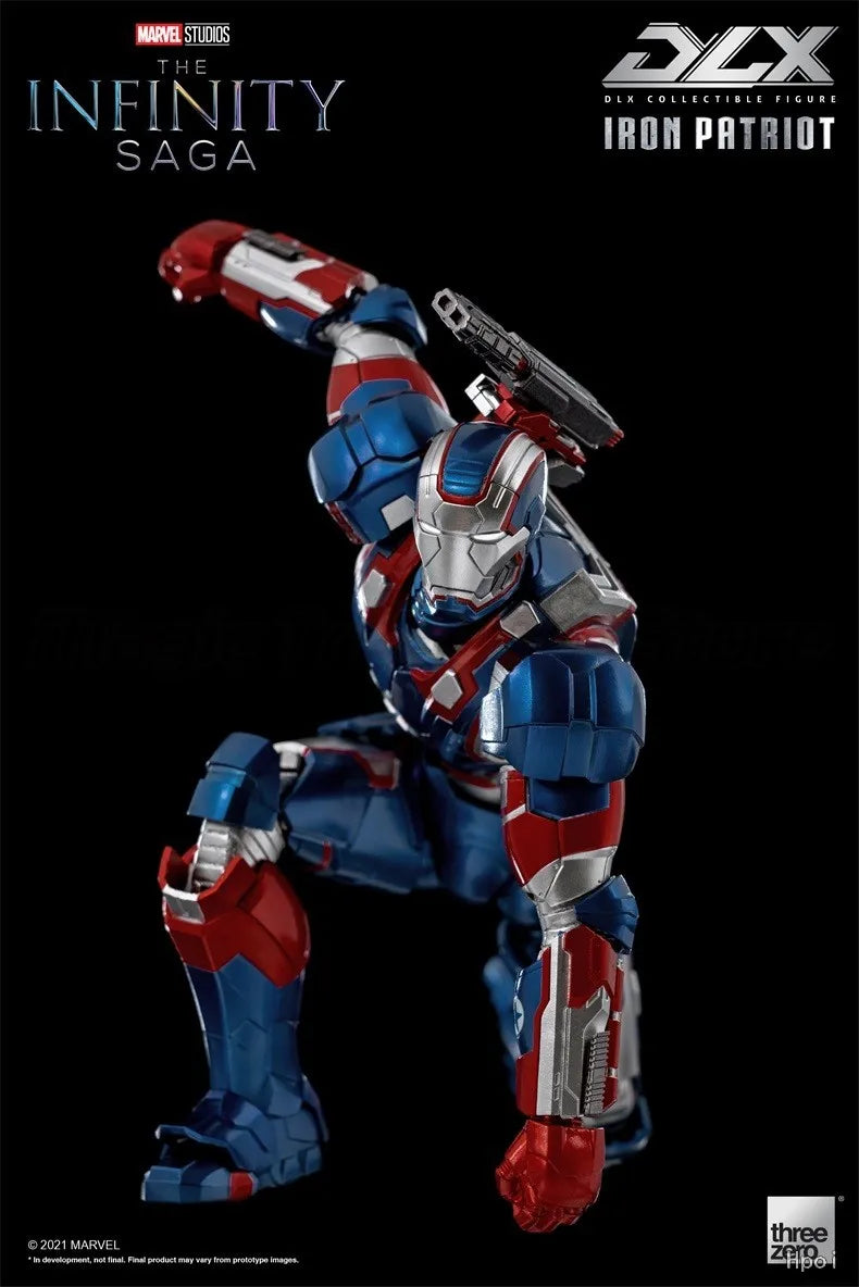 【MT】threezero Marvel 3Z0257 DLX MARVEL STUDIOS THE INFINITY SAGA IRON PATRIOT Action Figure Toy Gifts