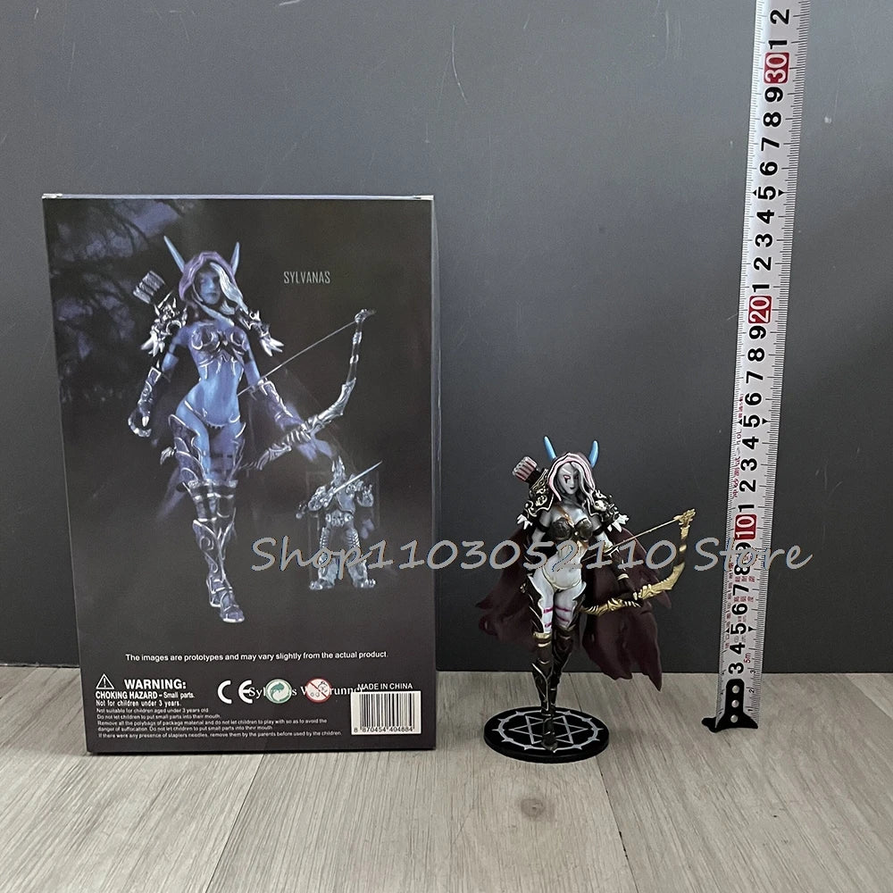 Sylvanas Windrunner World Of Warcraft Action Figure Sylvan Archery Queen The Queen of the Undead Handmade Model Toys Doll Gifts