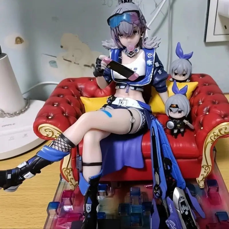 Silver Wolf Anime Figure PVC Collectible Statue Honkai Star Rail Desktop Decoration Ornament Gift for Anime Collectors
