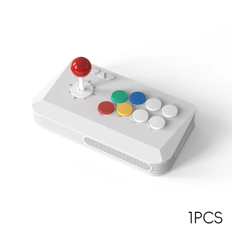 Data Frog Game Arcade Keyboard Wireless Controller for Street Fighter Retro Video Game Consoles Compatible with PC/Android/IOS