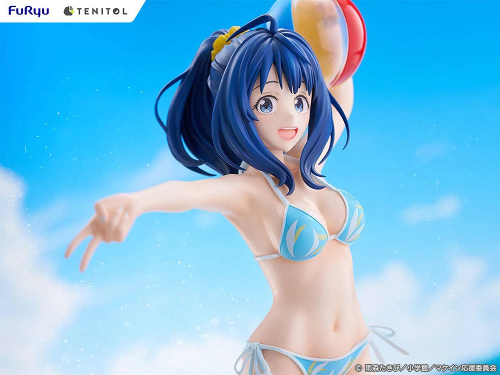 In Stock Original Furyu Tenitol Makeine: Too Many Losing Heroines! Yanami Anna Kawaii Anime Swimming Suit Gilrs Figures Model