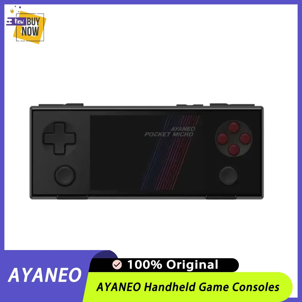 AYANEO Pocket MICRO Game Console 3.5Inch IPS 960*640 Screen Aluminum Alloy Frame Handheld Game Consoles AYANEO Pocket AIR Mini
