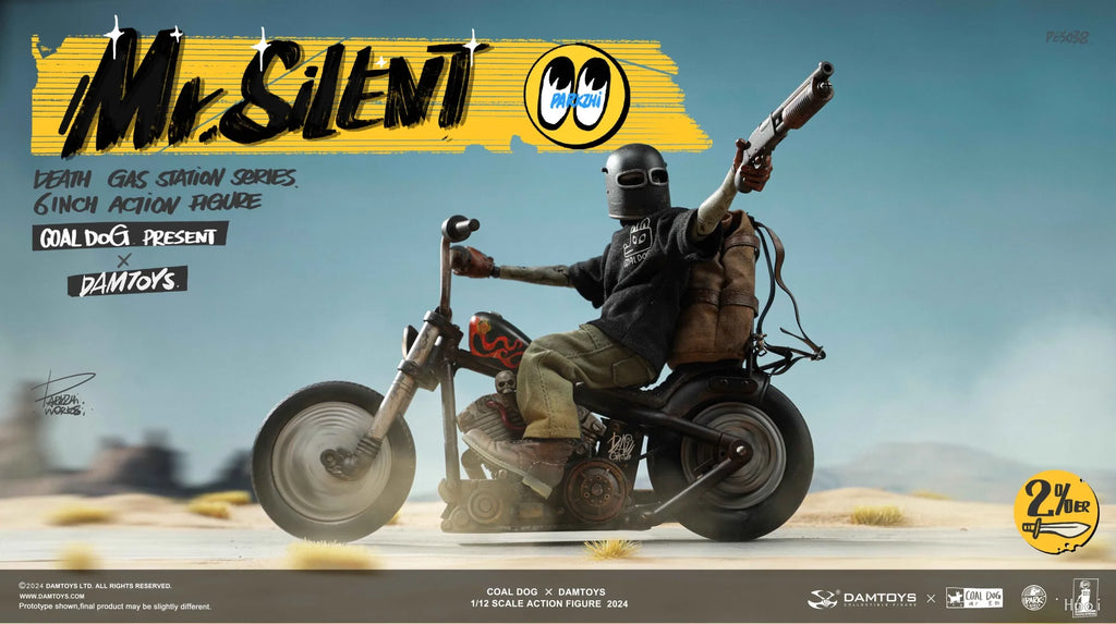【Original】Coal Dog DAMTOYS PES038 PES040 Death Gas Station Series Mr.silent 1/12 Scale Action Figure Model Toy