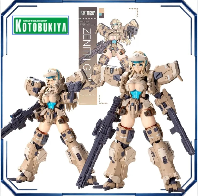 Kotobukiya Front Mission Zenith Girl Action Figures Front Mission Anime Model Kit Toys Collection Display Gifts Original Box