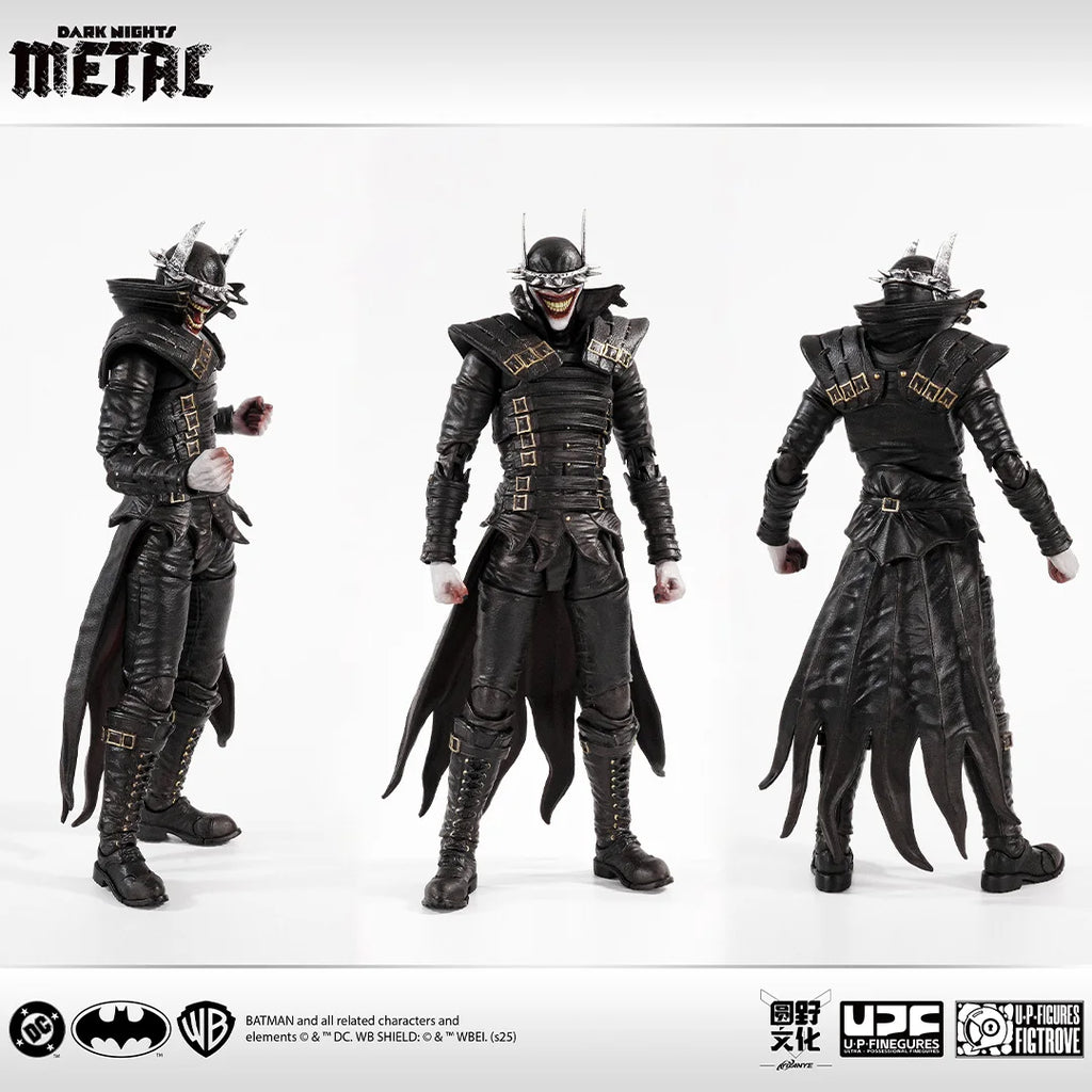 U-P-Finegures Batman Dark Nights: Metal The Batman Who Laughs DCC Model Action Figure Trendy Toys Desktop Doll Collectibles