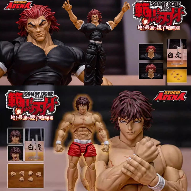 In Stock Storm Toys Arena Kaoru Hanayama 6 inches Hanma Yujiro Hanma 1/12 PVC Anime Figures Model Toys BAKI boy ST Small size