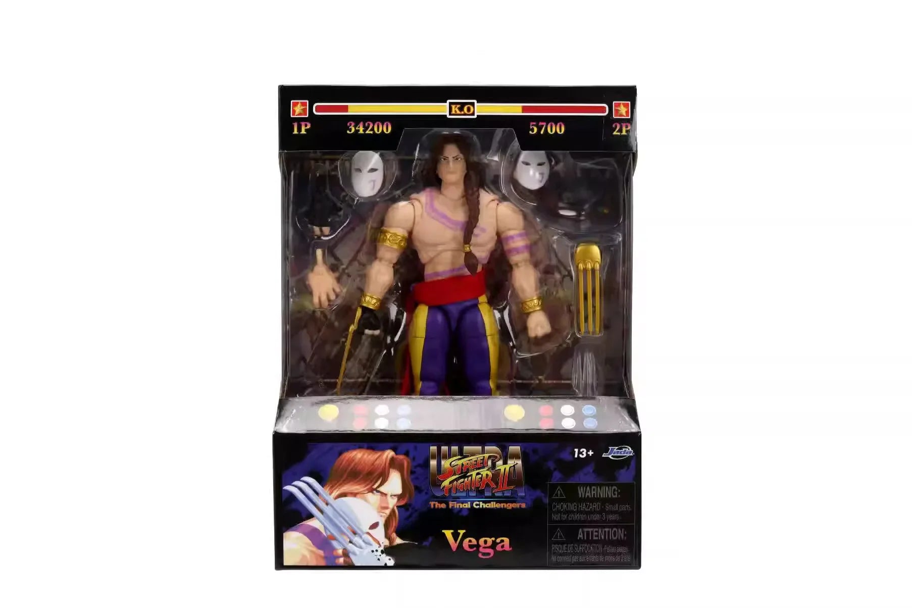 New In Stock Original Jada Toys 1/12 Street Fighter 4 Wave Baroque Sagat Blanca Action Figure Model Toy Ornament Holiday Gifts
