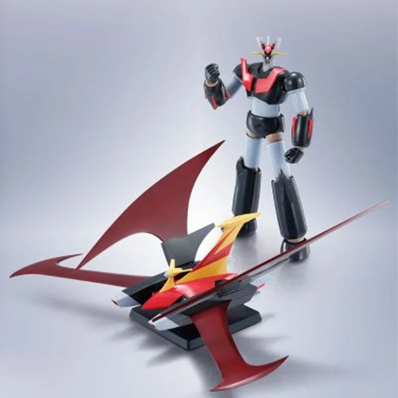 Bandai Genuine THE ROBOT SPIRITS Anime Figure Mazinger X and Jet Scrander X Action Figure Toys for Boys Kids Gift Collectible