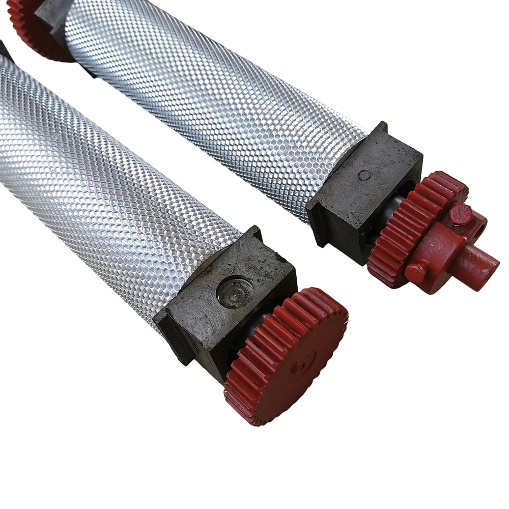 2 Rollers Set Beeswax Foundation Embossing Rollers 310mm/450mm Customized Cell Size Beekeeping Equipment for Beeswax Foundation