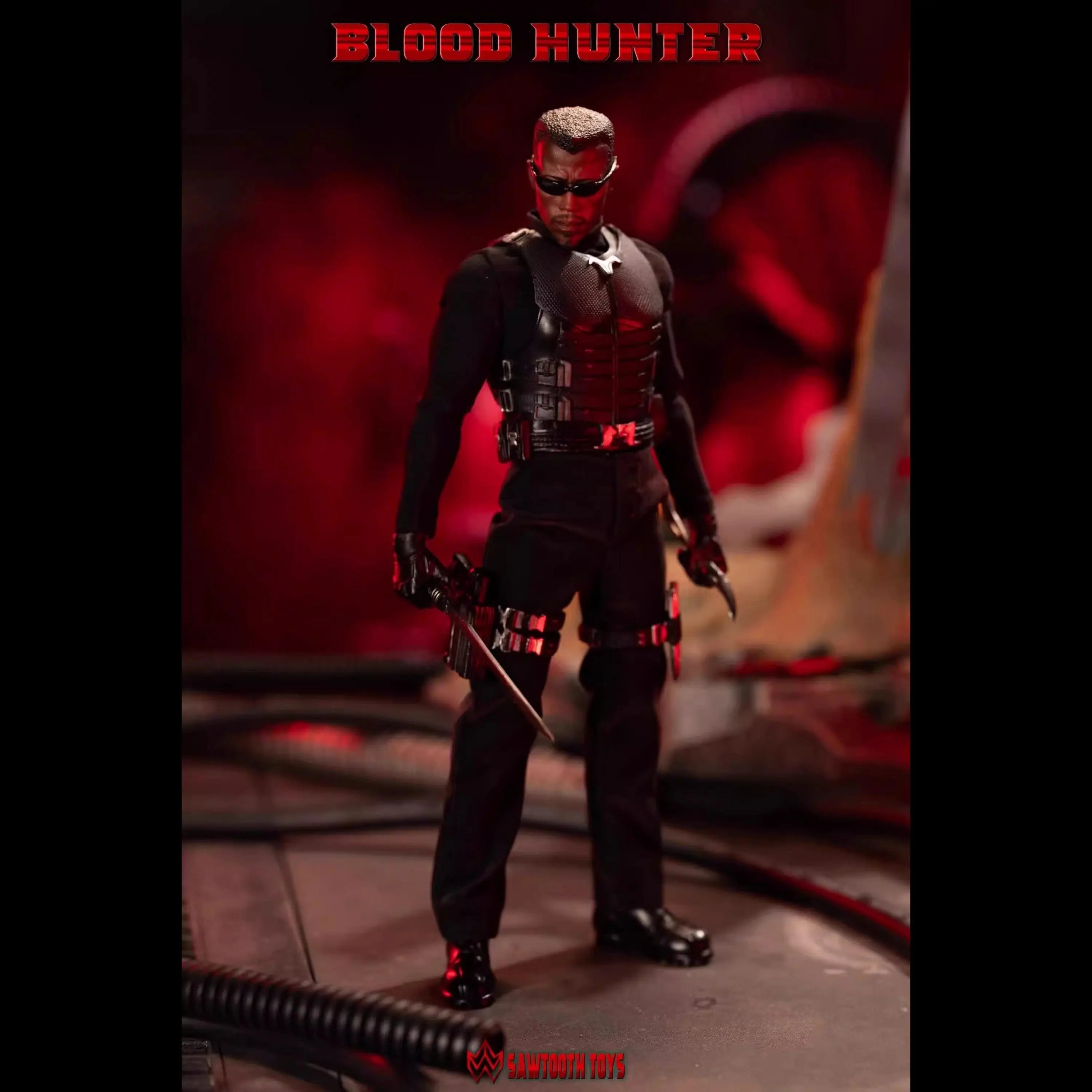 Sawtooth Toys Action Figure Blood Hunter 1/12 Scale 6 Inch Collectible With Replaceable Heads Weapons Accessories For Collectors
