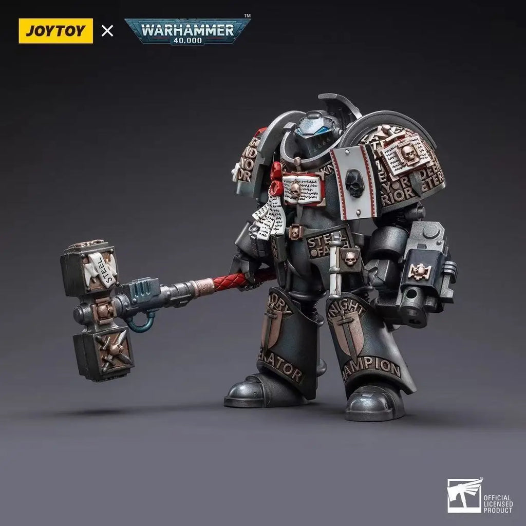 [IN STOCK] JOY TOY 1/18 Action Figures 40K Grey Knights Grand Master Voldus Caddon Vibova Anime Game Model Gift