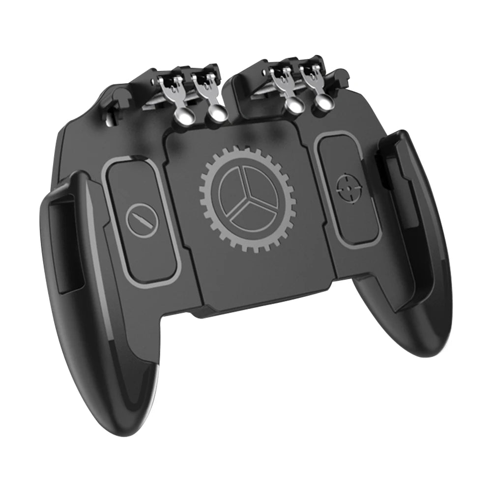 6 Fingers Cooling Button Gamepad Mobile Gaming Dustproof Portable Carrying Decor for PUBG Game Controller Joystick