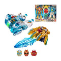 Bandai No.1 Sentai Gozyuger Dx Shouken Sword & Tokasod Polar Bear Gauntlet Clear Color Set, Cosplay Prop Toy Gift