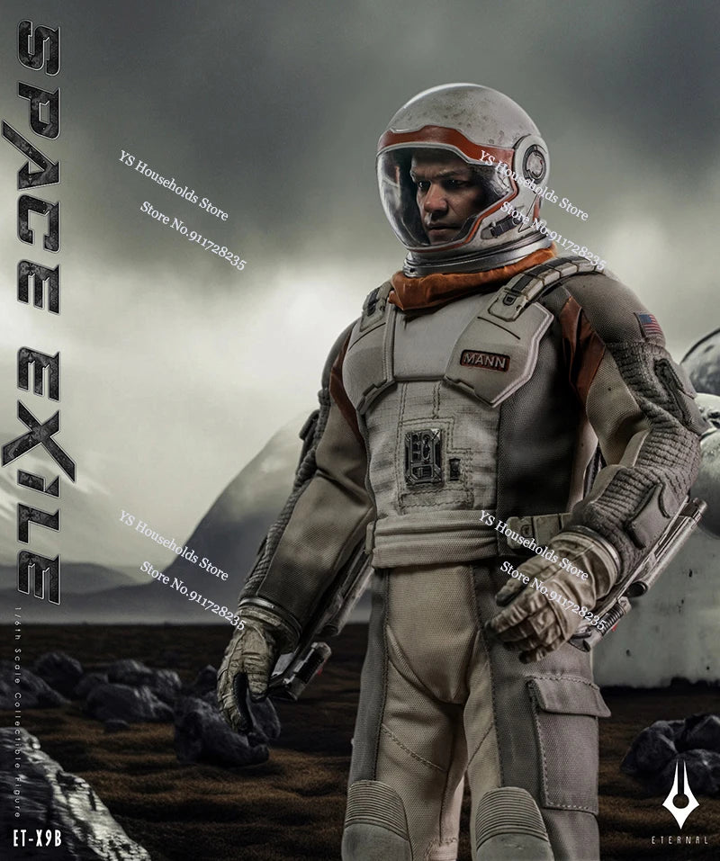 Eternal Toys ET-X9 1/6 Collectible Astronaut Cloth Action Figure Space Fiction Exile Movie Deliate 12inch Soldier Model Gifts