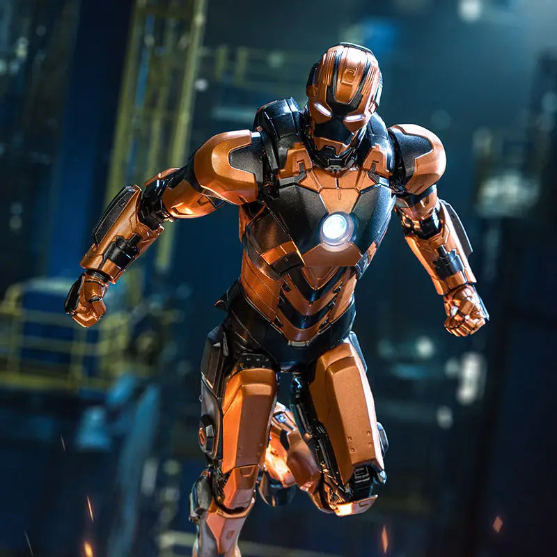 New Zd Toys Marvel Official Licensed Iron Man Mark28 Action Figure 20+ Movable Joints Desktop Decor Boys Birthday Gift Model